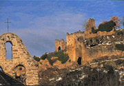 Le château de Lordat - 13 km