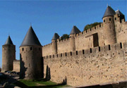 De stad Carcassonne - 30 km