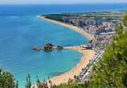 The beaches of Blanes
