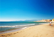 Les plages de sable de Canet en Roussillon