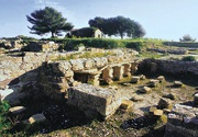 De archeologische site van Olbia ligt op een steenworp afstand
