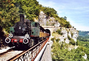 El tren turístico del Alto Quercy