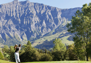 The 18-hole Mont-d'Arbois golf course - Megève