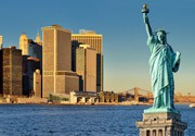 La Statut de la liberté et Manhattan