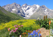 The Ecrins National Park just a stone's throw away