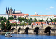 The Saint Charles Bridge and the Royal Castle 