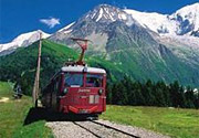 The Mont Blanc tramway