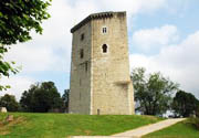 The tower of Château Moncade - 18 km