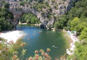 The Gorges de l'Ardeche just a stone's throw away