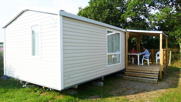 Vente privée Camping 4* Le Domaine de Léveno – Les mobil-homes du camping avec terrasse