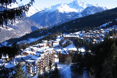 Vente privée Les chalets de la Tania – Vue sur la station de La Tania