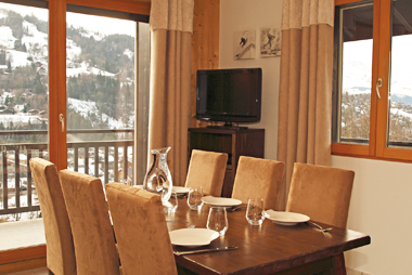 Vente privée Résidence Les Fermes de Saint Gervais Prestige 4* – Coin repas