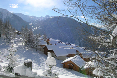 Vente privée Résidence l'Arollaie Prestige 4* – Vue sur le village de Vallandry