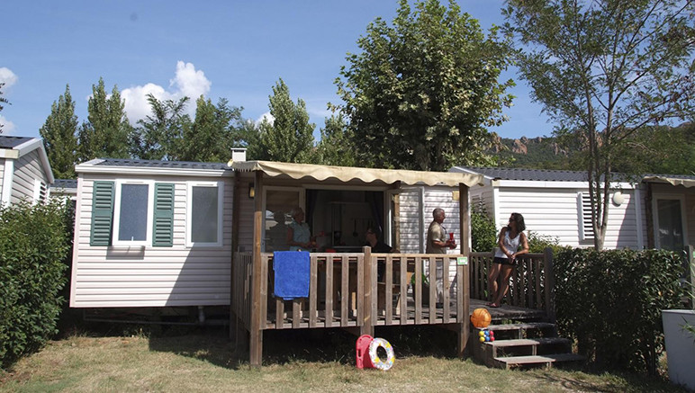 Vente privée Camping 4* La Vallée du Paradis – Les mobil-homes du camping