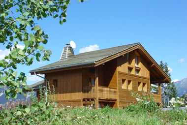 Vente privée Résidence Les Chalets de La Tania – Balcon ou terrasse dans tous les chalets