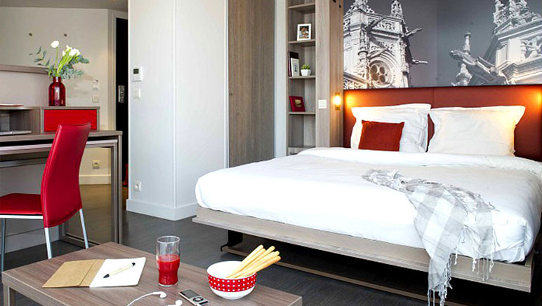 Vente privée Résidence 4* City'O Appart Hotel – Chambre avec lit double