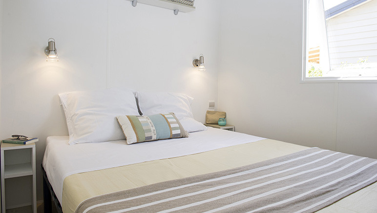 Vente privée Camping 4* La Pommeraie de l'Océan – La chambre avec lit double