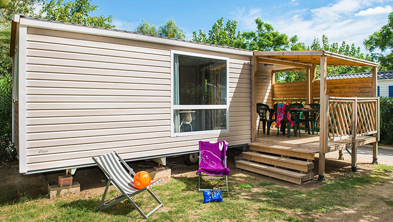 Vente privée Camping Club 5* Les Tamaris – Les mobil-homes du camping avec terrasse