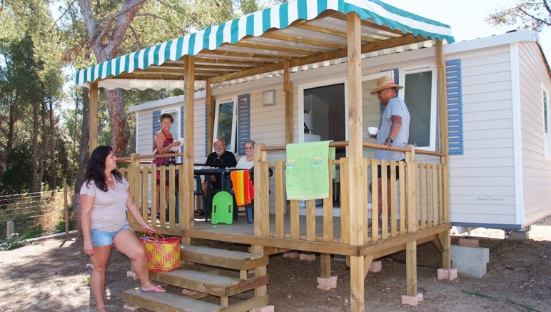 Vente privée Camping Le Méditerranée – Les mobil-homes du camping