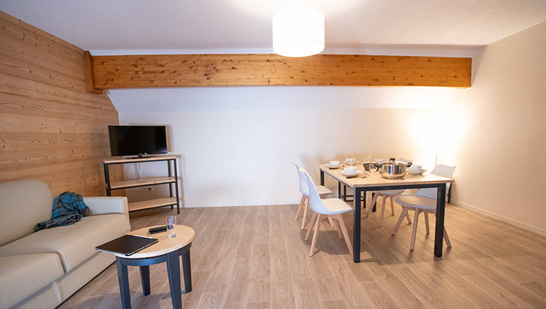 Vente privée Adonis St Colomban des Villards – Pièce a vivre confortable avec canapé-lit