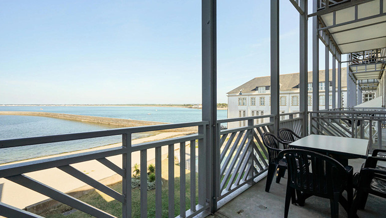 Vente privée Résidence Saint Goustan – Le balcon pour profiter de la vue dégagée sur l'Océan
