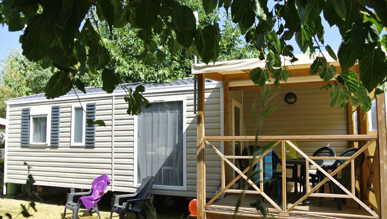 Vente privée Camping Club 5* Le Littoral – Votre mobil-home MAGNOLIA avec terrasse