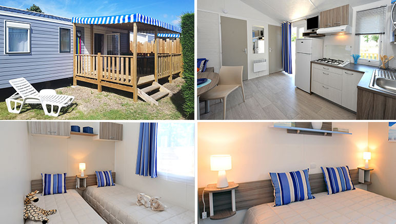 Vente privée Camping 5* Le Bel Air – Vous séjournerez en mobil-home CONFORT