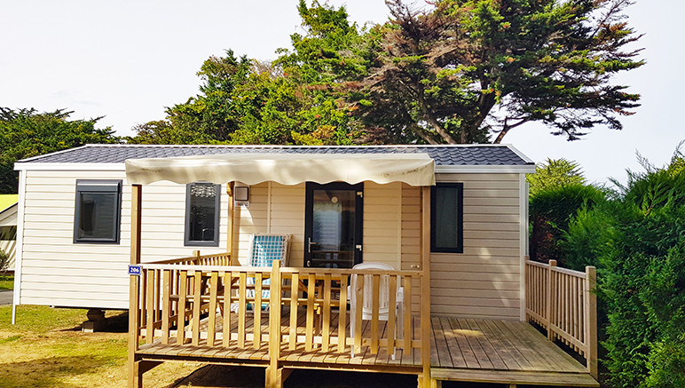 Vente privée Camping 4* au Val de Loire en Ré – Les mobil-homes tout confort avec terrasse