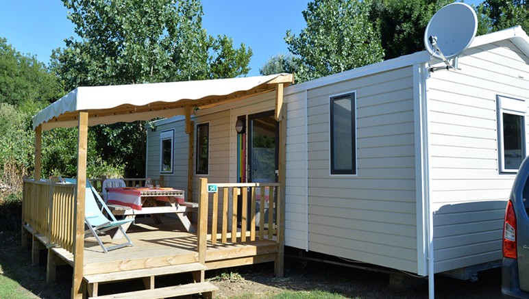 Vente privée Camping 5* Lac de Biscarrosse – Des mobil-homes tout confort