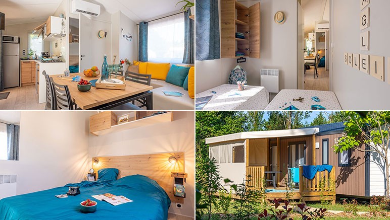 Vente privée Camp. 4* Campilô + Entrées au Puy du Fou – Un mobil-home tout confort avec terrasse vous y attend