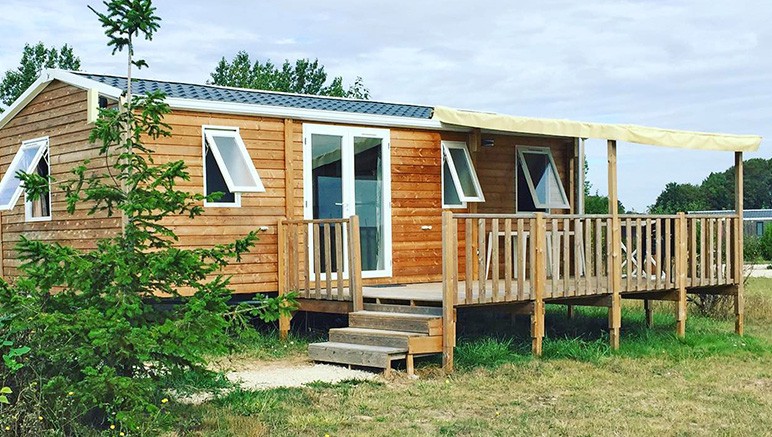 Vente privée Camping 4* Ferme Pédagogique de Prunay – Vous séjournerez dans un charmant mobil-home