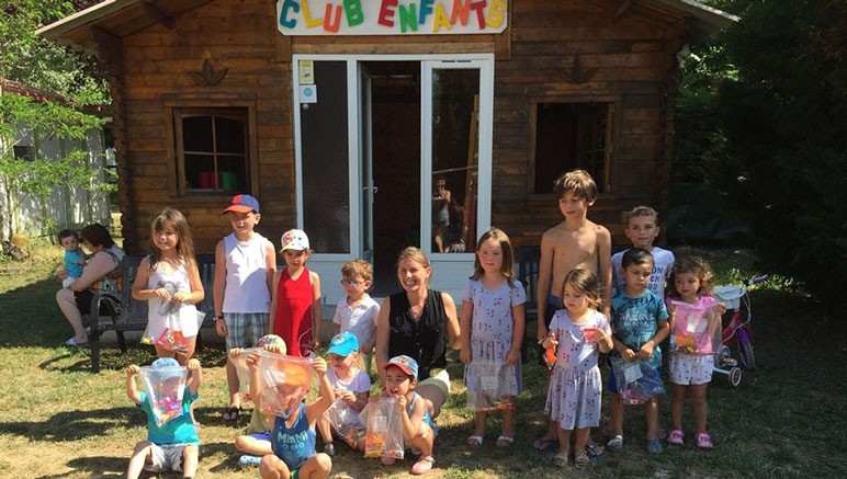 Vente privée Camping 3* La Vidaresse – Club enfants en juillet-août