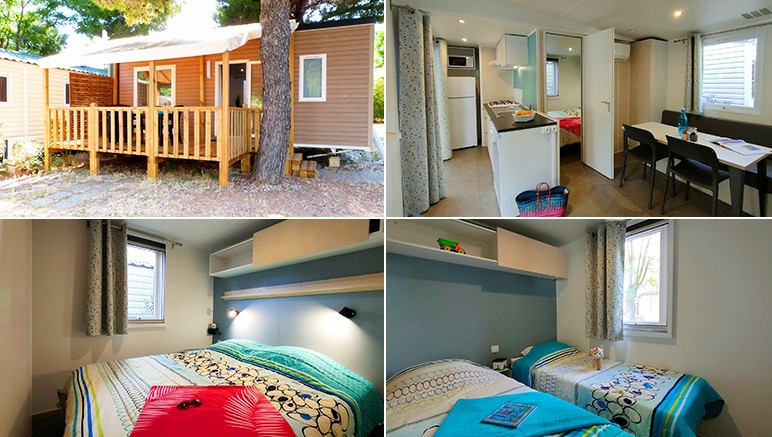 Vente privée Camping 4* Clau Mar Jo – Le mobil-home COLORADO. CONFORT