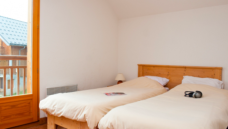 Vente privée Résidence Les Chalets du Berger – Chambre avec deux lits simples