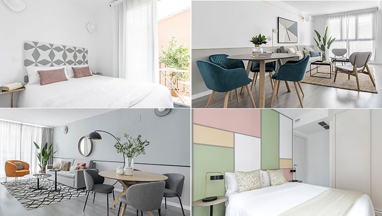 Vente privée Appartements reliés au centre de Madrid – Nos logements de particuliers, lumineux et spacieux (photos variant selon les logements)