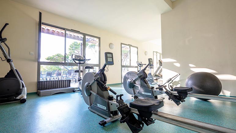 Vente privée Domaine 4* Provence Country Club – Salle de fitness en libre accès