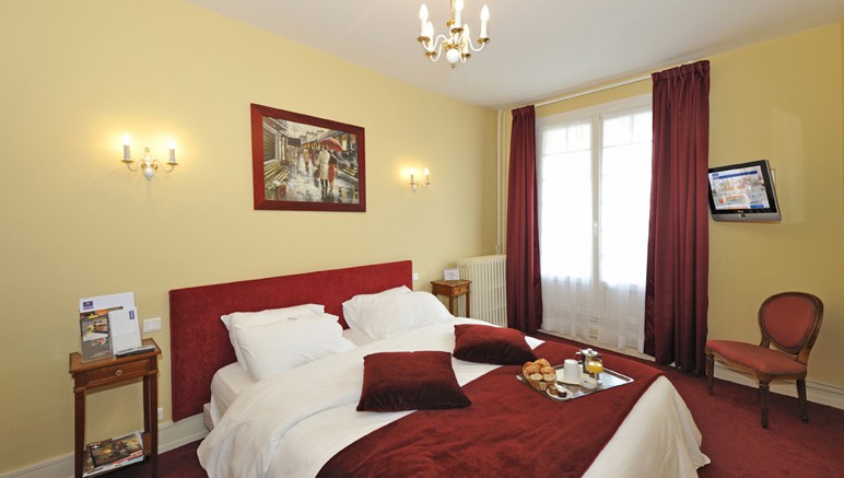 Vente privée Hôtel 3* Kyriad Saumur – Chaque chambre vous offre une décoration soignée