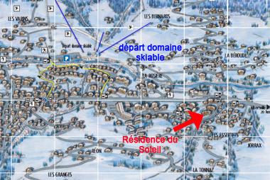 Vente privée Résidence du Soleil – Plan de la station