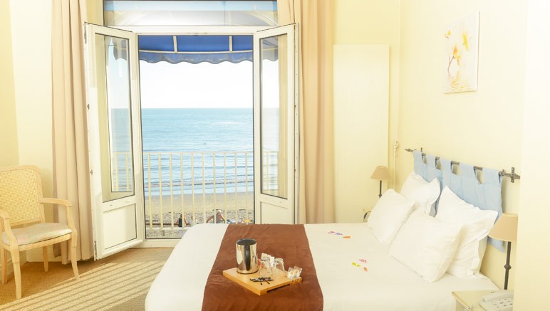 Vente privée Grand Hôtel de la Plage – Vous séjournerez en chambre double, avec vue sur mer
