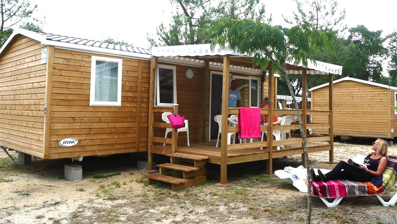 Vente privée Camping 4* l'Airial – Les mobil-homes du camping