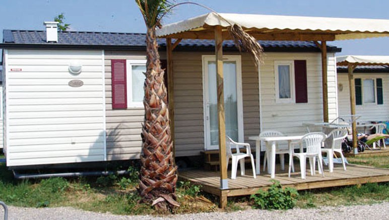 Vente privée Camping 3* Palmira Beach – Les mobil-homes du camping avec terrasse