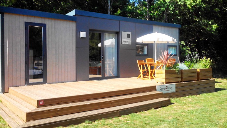 Vente privée Camping du Lizot – Les mobil-homes du camping avec terrasse