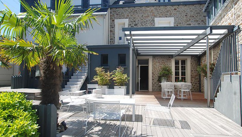 Vente privée Hôtel 3* Eden Saint Malo – ... ou sur l'agréable terrasse extérieure