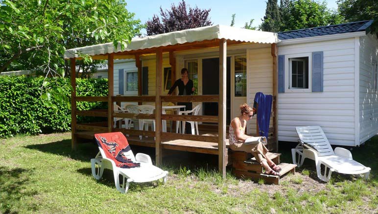 Vente privée Camping 4* Le Domaine du Cros d'Auzon – Les mobil-homes du camping