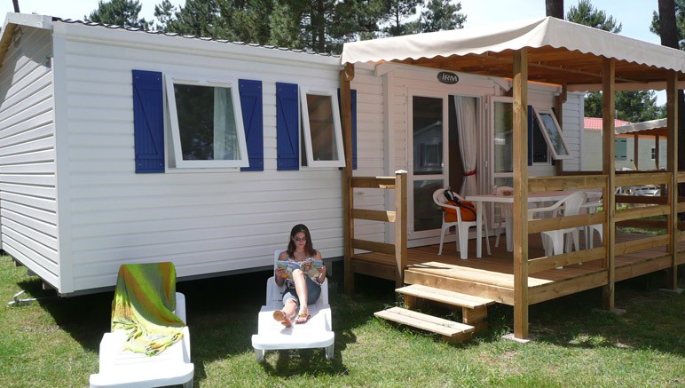 Vente privée Camping 4* Les Sables de Cordouan – Les mobil-homes du camping