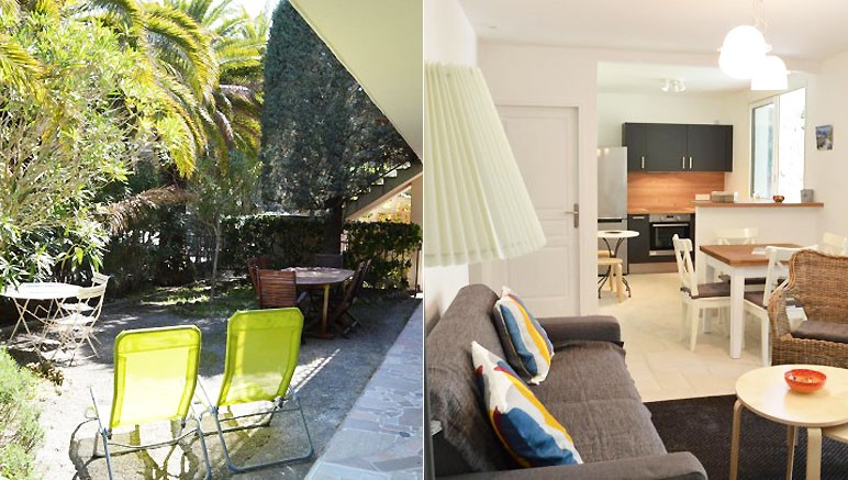 Vente privée Été dans le Golfe de St Tropez – Séjournez dans un appartement moderne avec jardin privatif (photo variant selon les logements)...
