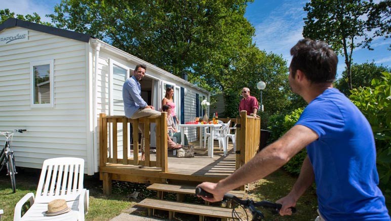 Vente privée Camping 4* le Bois Masson – Votre mobil-home équipé avec terrasse