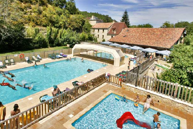 Vente privée Camping 4* Le Moulin de Paulhiac  – Espace aquatique du camping