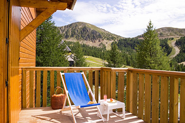 Vente privée Les Chalets de la Diva 3* – Terrasse dans tous les chalets