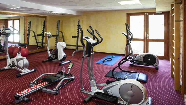 Vente privée Résidence Les chalets de la Ramoure 3* – Salle de fitness en libre accès à la résidence La Turra, à 100m